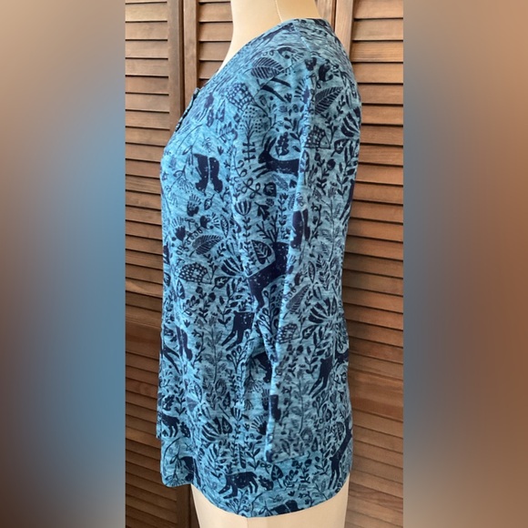 Izod Animal Print 2 Piece Pajama Set - Picture 3 of 14